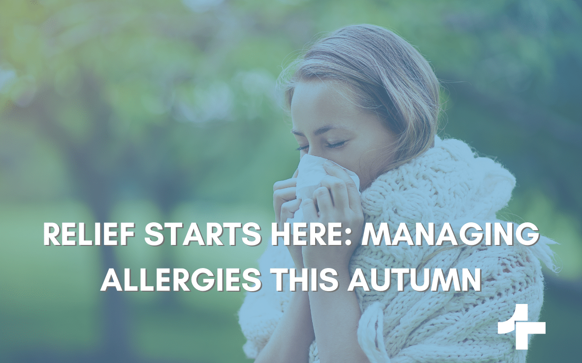 Person enjoying fall outdoors without allergy symptoms after same-day care at First Medical Associates in Maryland