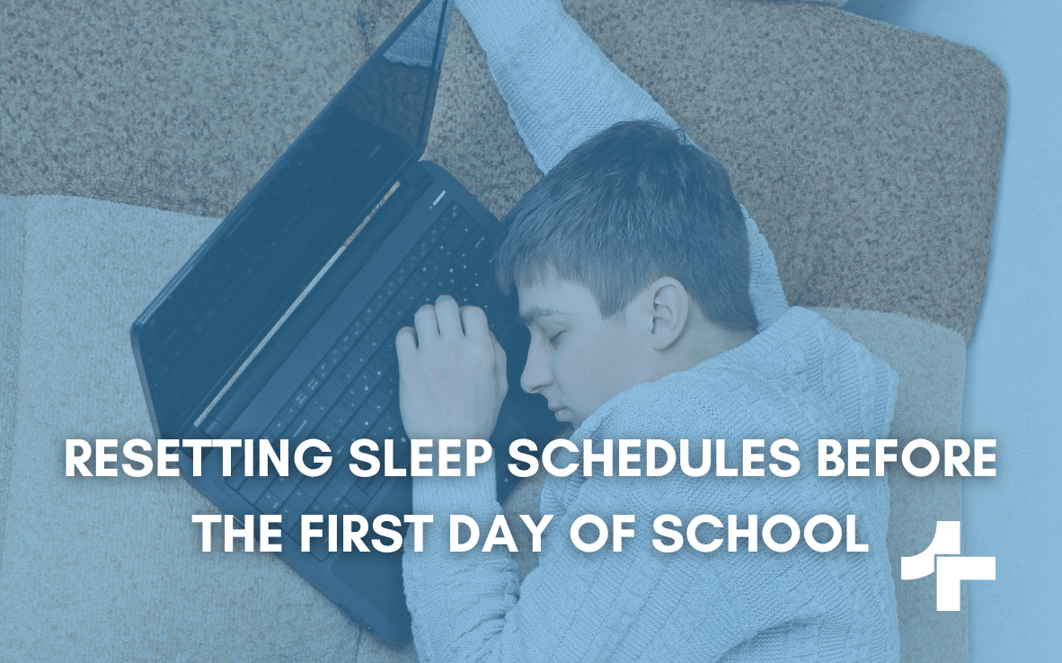 Teen preparing for school by adjusting sleep schedule – First Medical Associates
